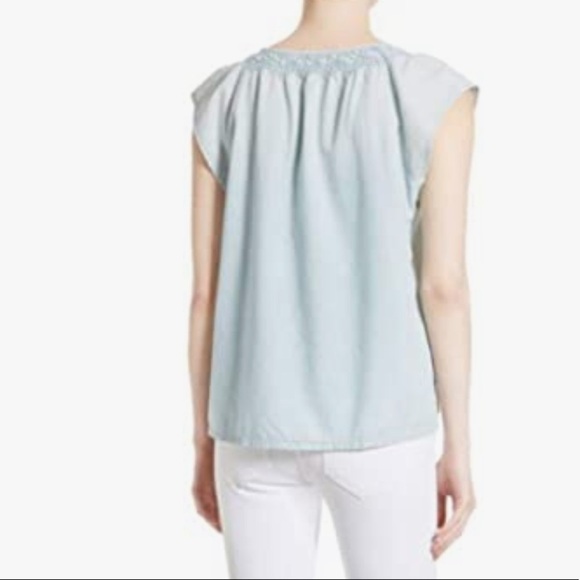 Soft Joie Qwynn Sunbleach Wash Top Size M - Picture 2 of 10